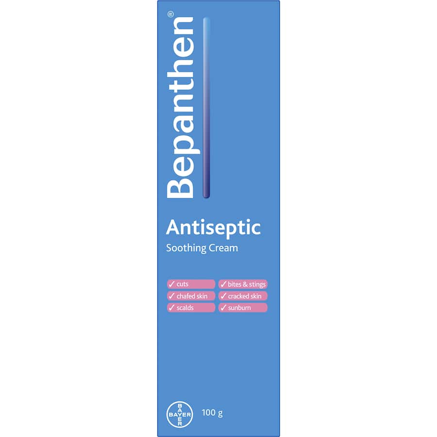 Bepanthen Antiseptic Soothing Cream Tube 100g