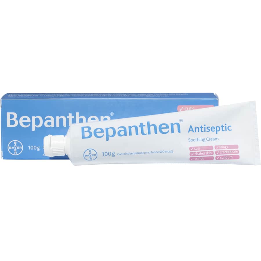Bepanthen Antiseptic Soothing Cream Tube 100g