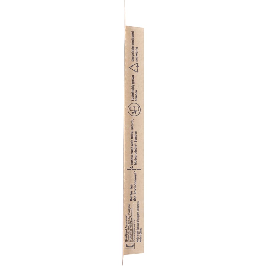 Colgate Bamboo Toothbrush Charcoal Medium Value Pack 2pack