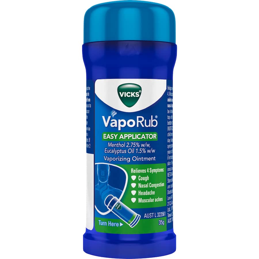 Vicks Vaporub Vaporising Ointment Applicator 35g