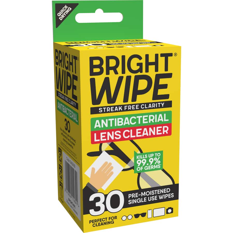 Bright Wipe Cleaning Towelettes 30pack
