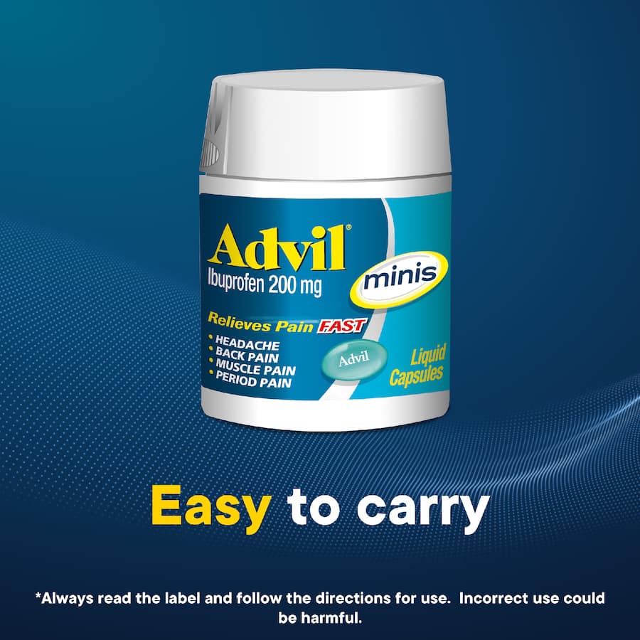 Advil Pain Relief Mini Liquid Capsules 20 pack
