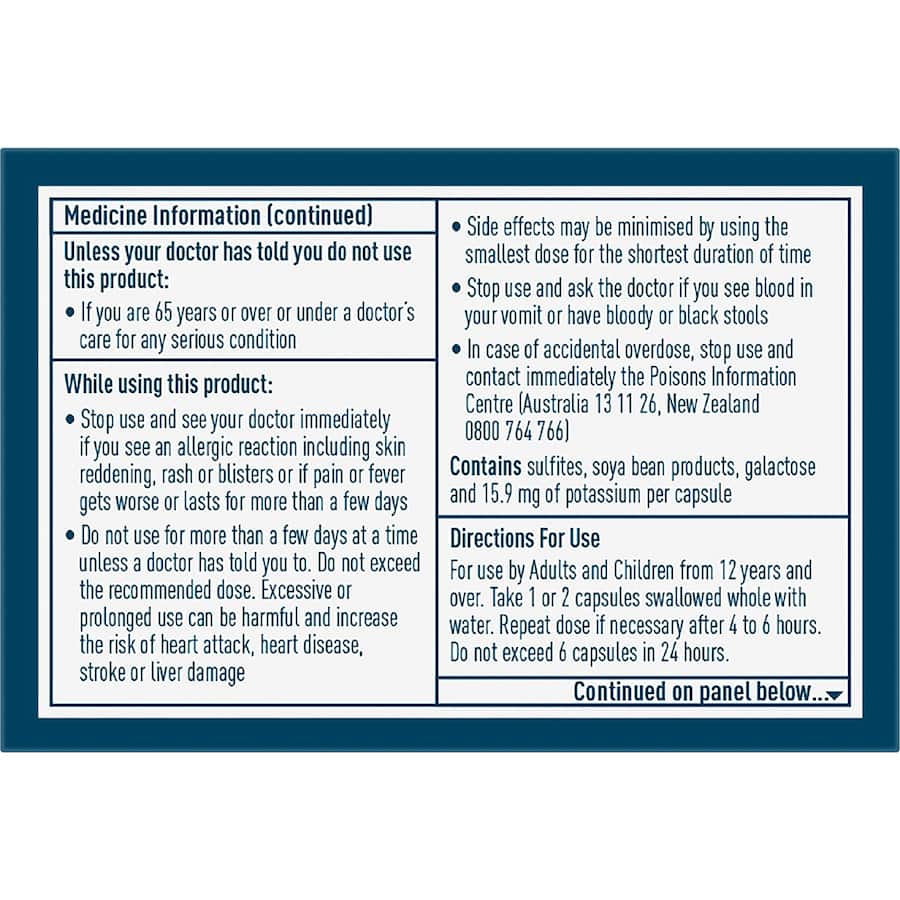 Advil Pain Relief Mini Liquid Capsules 20 pack