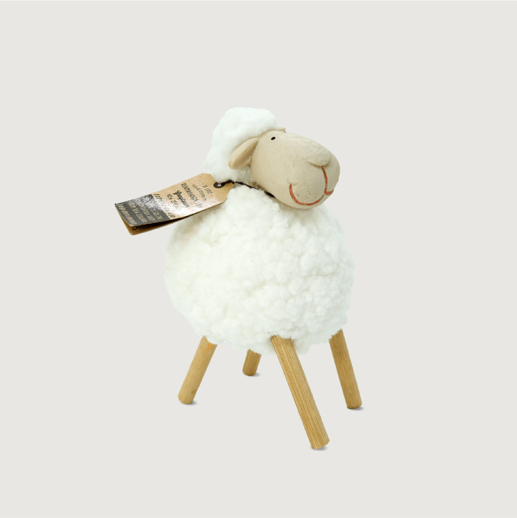 Moana Road - Woolly Sheep - Sid (Large / 13cm) - Set of 4