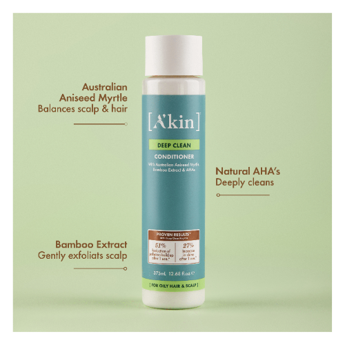 CONDITIONER - AKIN / A'KIN DEEP CLEAN (375ml) x 3 Bottles