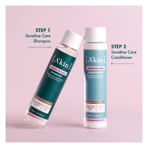 CONDITIONER - AKIN / A'KIN SENSITIVE (375ml) x 3 Bottles