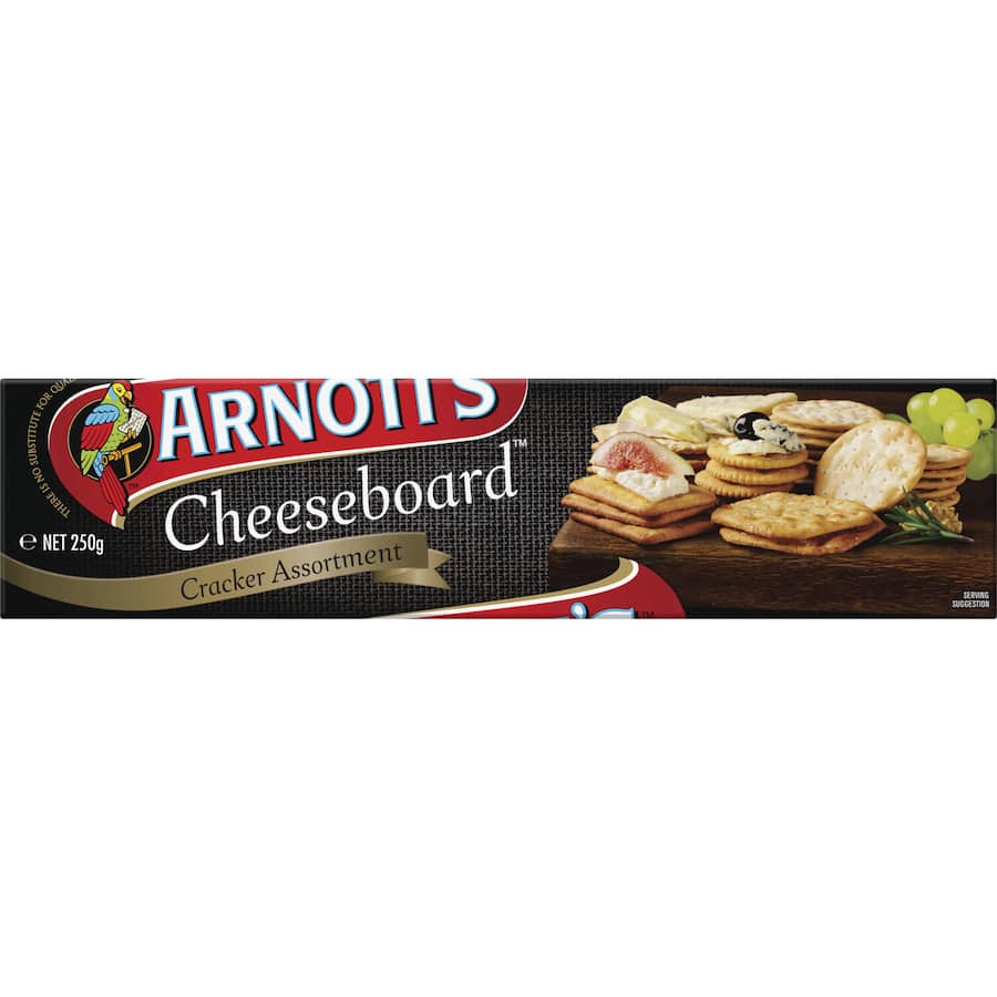 Arnotts Crackers Cheeseboard Selection Boxed 250g