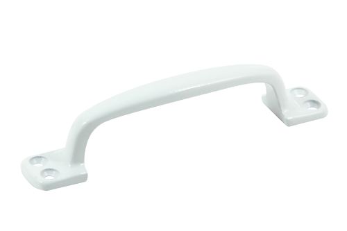 Pull Handle 145mm - White Powder Coated