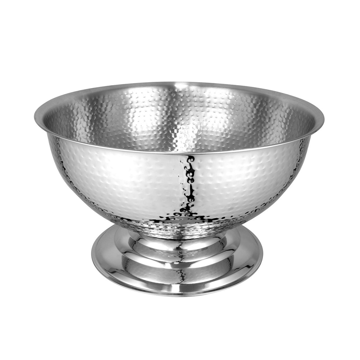 Hammered Champagne/Punchbowl 40 x 22cm Stainless Steel - Avanti