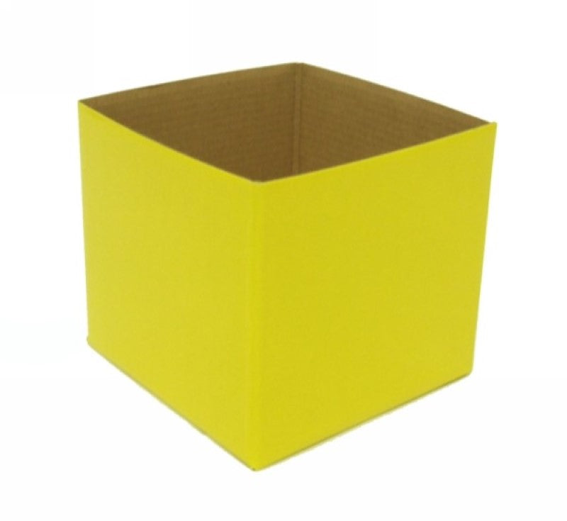Florist Supplies - Posy Box Mini YellowPack of 25