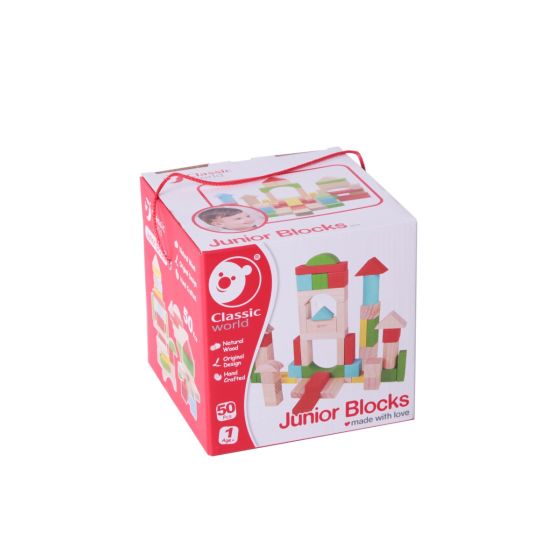 Junior Building Blocks - 50pcs - Classic World