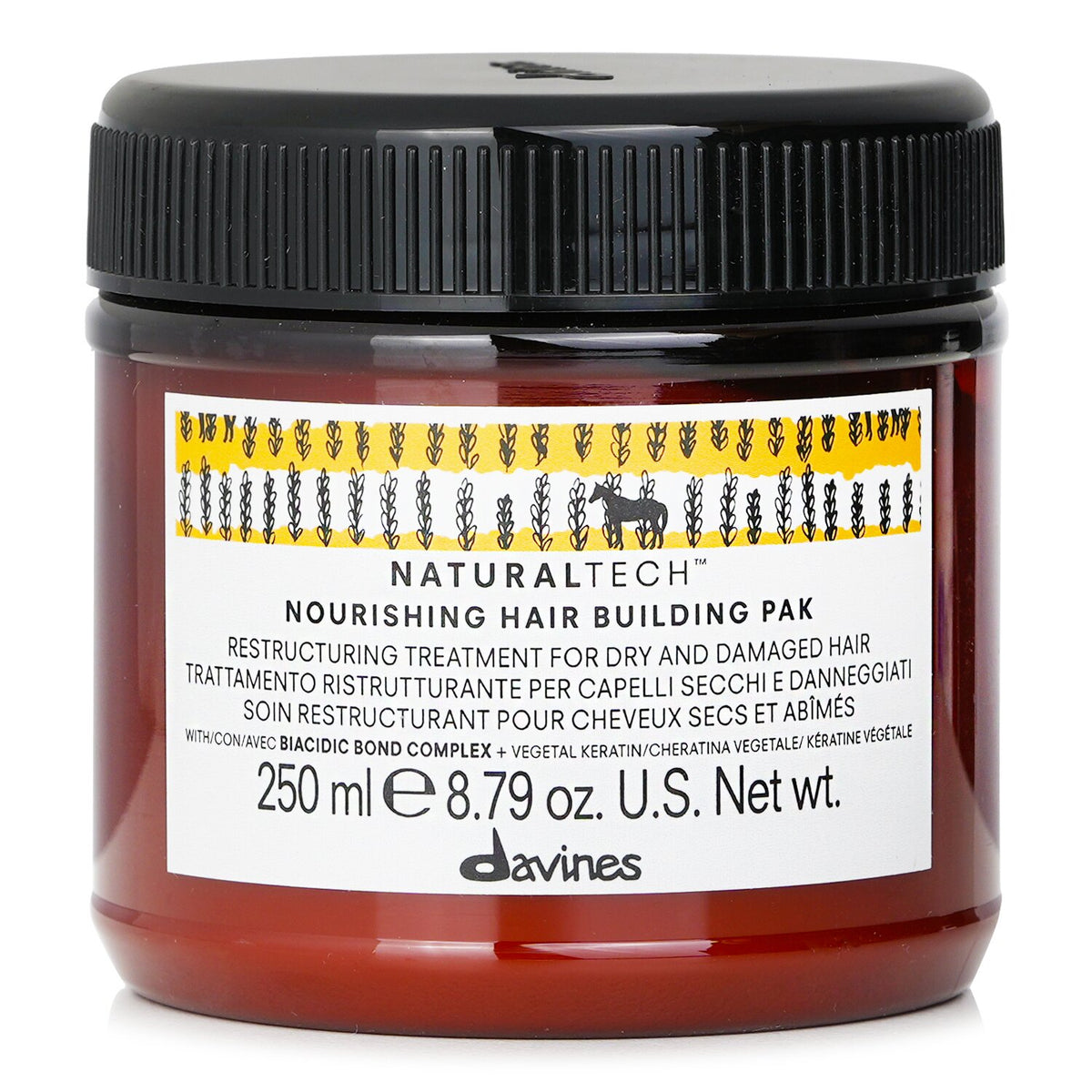 Davines - Natural Tech Nourishing Hair Building Pak (For Dry, Damaged Hair) - 2
