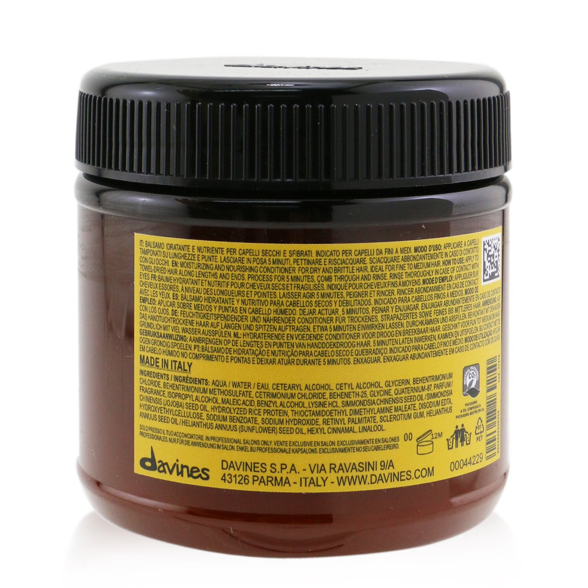 Davines Natural Tech Nourishing Vegetarian Miracle Conditioner (For Dry, Brittle