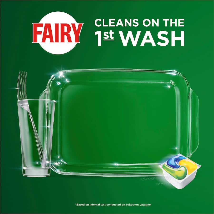 Fairy Platinum Dishwasher Capsules Lemon 41pack