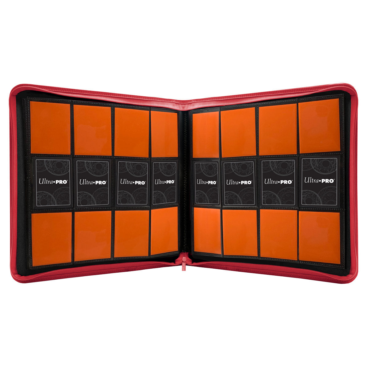 Ultra Pro: UP15743 Vivid 12-Pocket Zippered PRO-Binder: Red