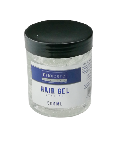 Hair Gel - Maxcare Soft Styling Clear 500ml (Set of 24)
