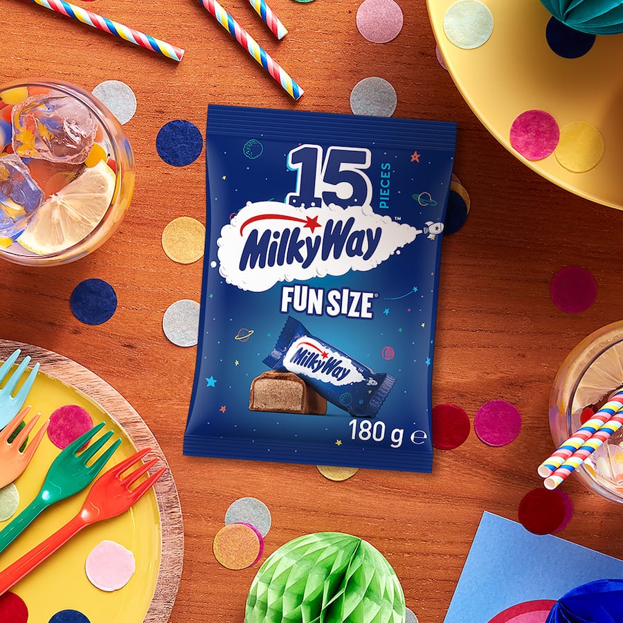 Milkyway Chocolate Bars Fun Size 180g bag 15pack