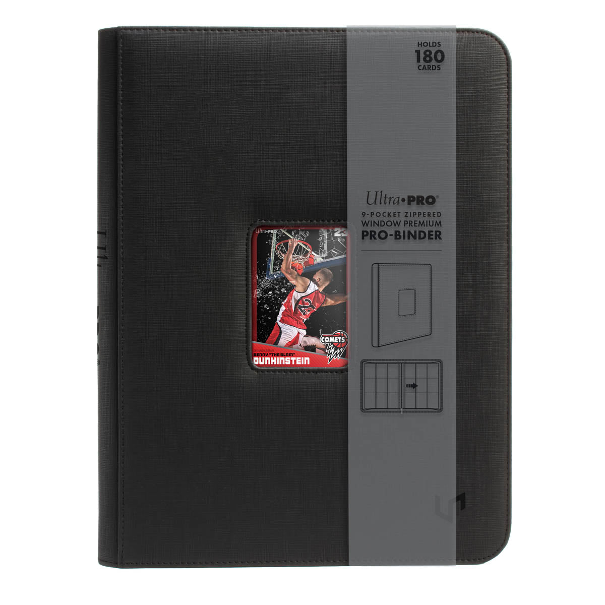 Ultra Pro: UP16536 9-Pocket Zippered Window Premium PRO-Binder