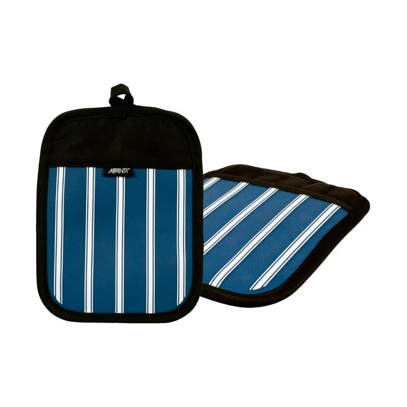 Avanti - Silicone Pot Holder, Set of 2 - Butcher Stripe