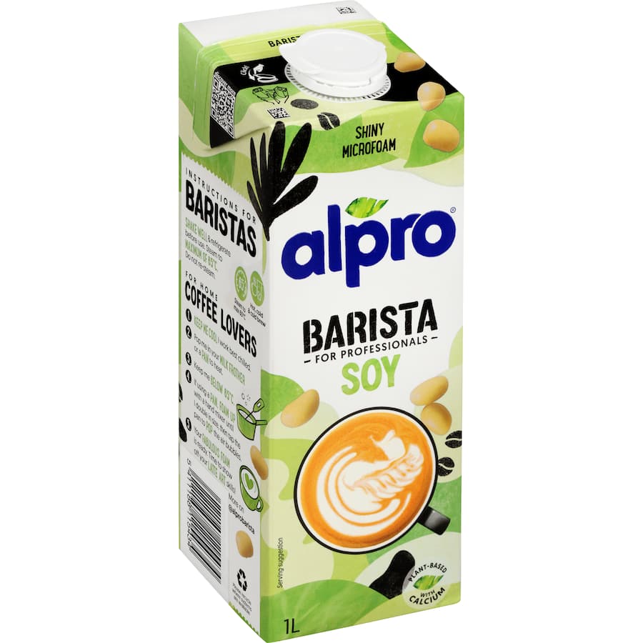 Alpro Soya Soy Milk Barista Carton 1L