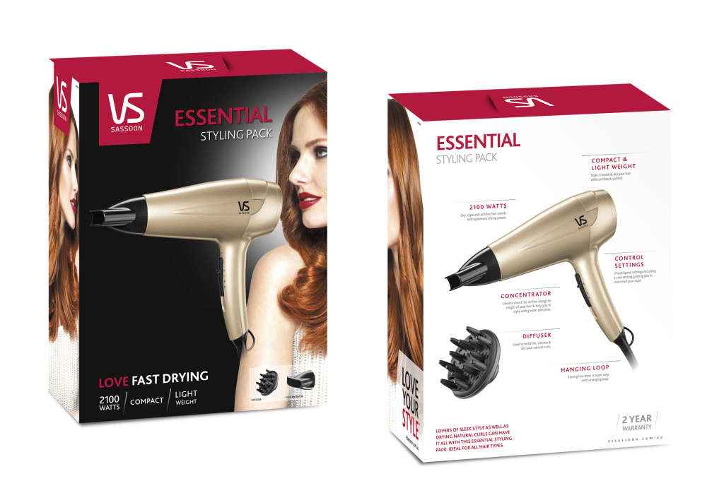 Hair Dryer - Vidal Sassoon - 2100Watts