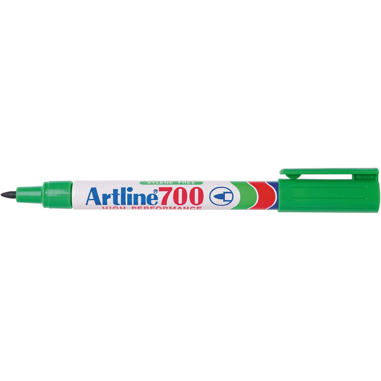 Artline 700 Permanent Marker 0.7mm Bullet Nib Green -12 units