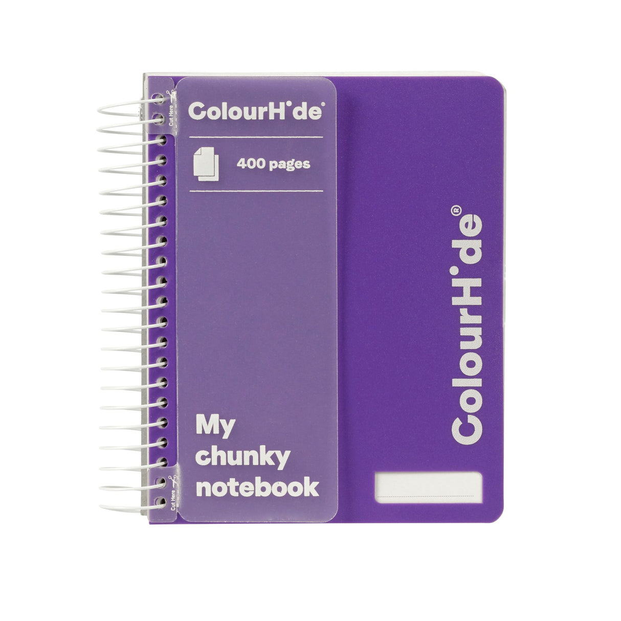 Colourhide My Chunky Notebook 400 Page Purple