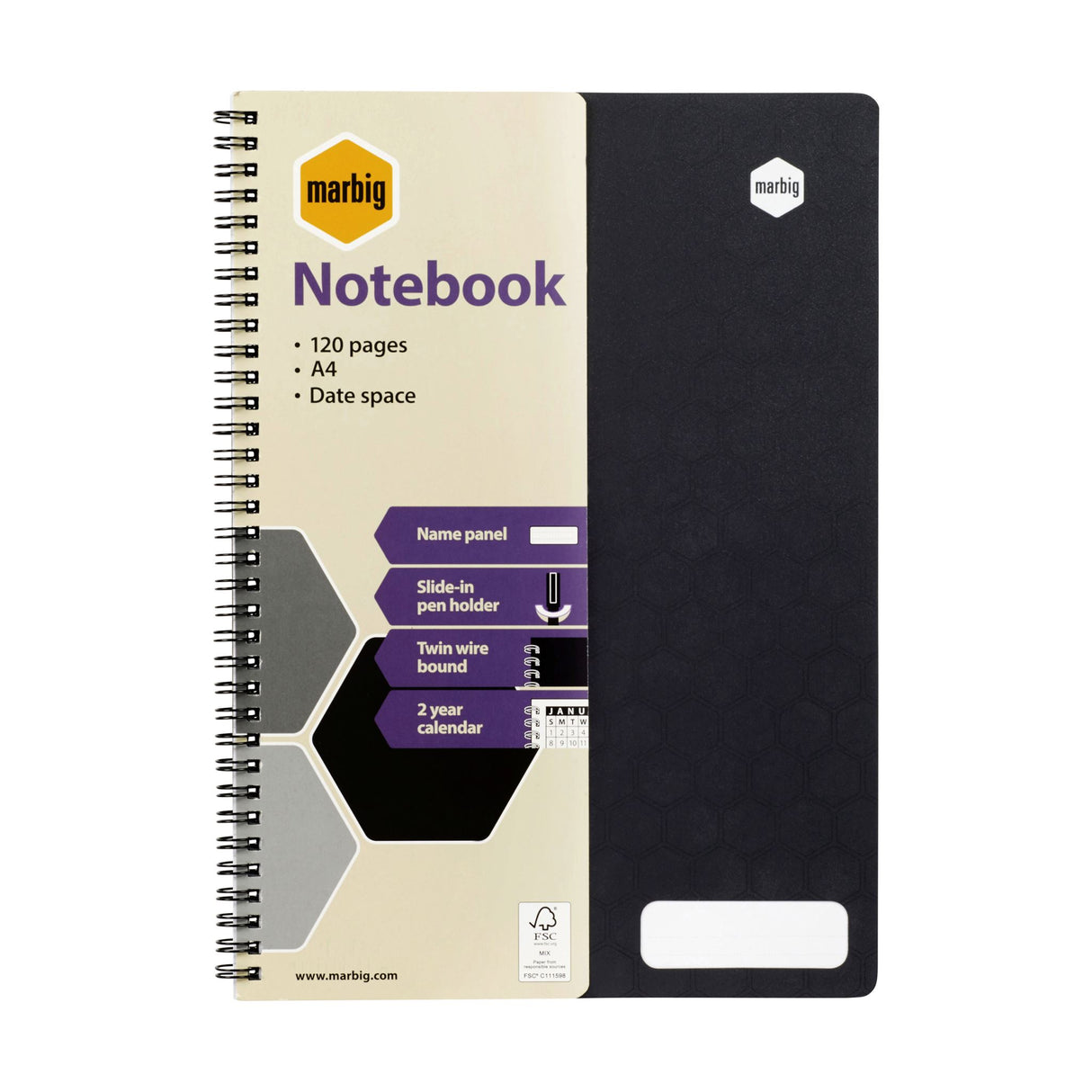 Marbig Notebook A4 120 Page
