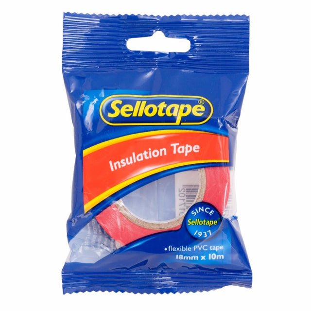 Sellotape 1710 Insulation Tape mixed pack of 8 rolls in vibrant colors for versatile DIY and repair projects.