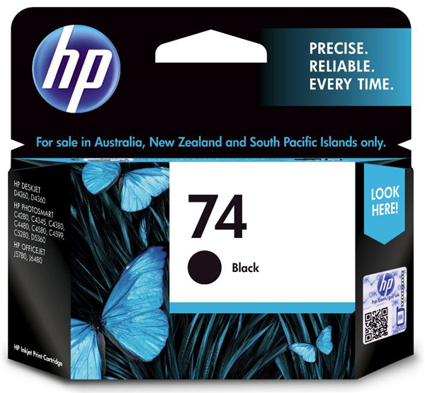 HP 74 Black Ink Cartridge