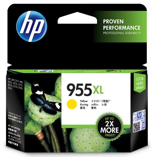 HP 955XL Yellow High Yield Ink Cartridge