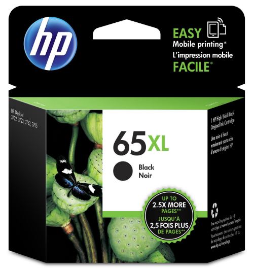 HP 65XL Black High Yield Ink Cartridge