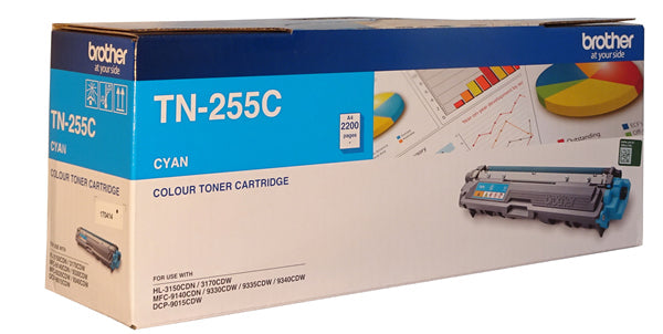 Brother TN-255C Cyan High Yield Toner