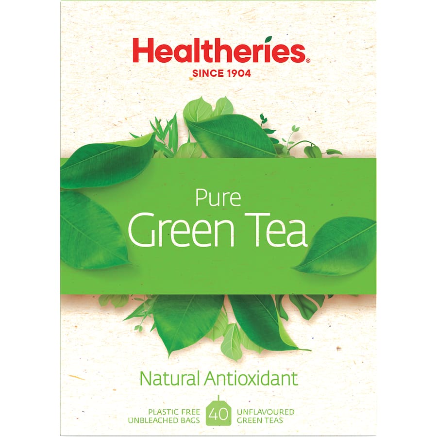 Healtheries Green Tea Pure - Bags 40pack