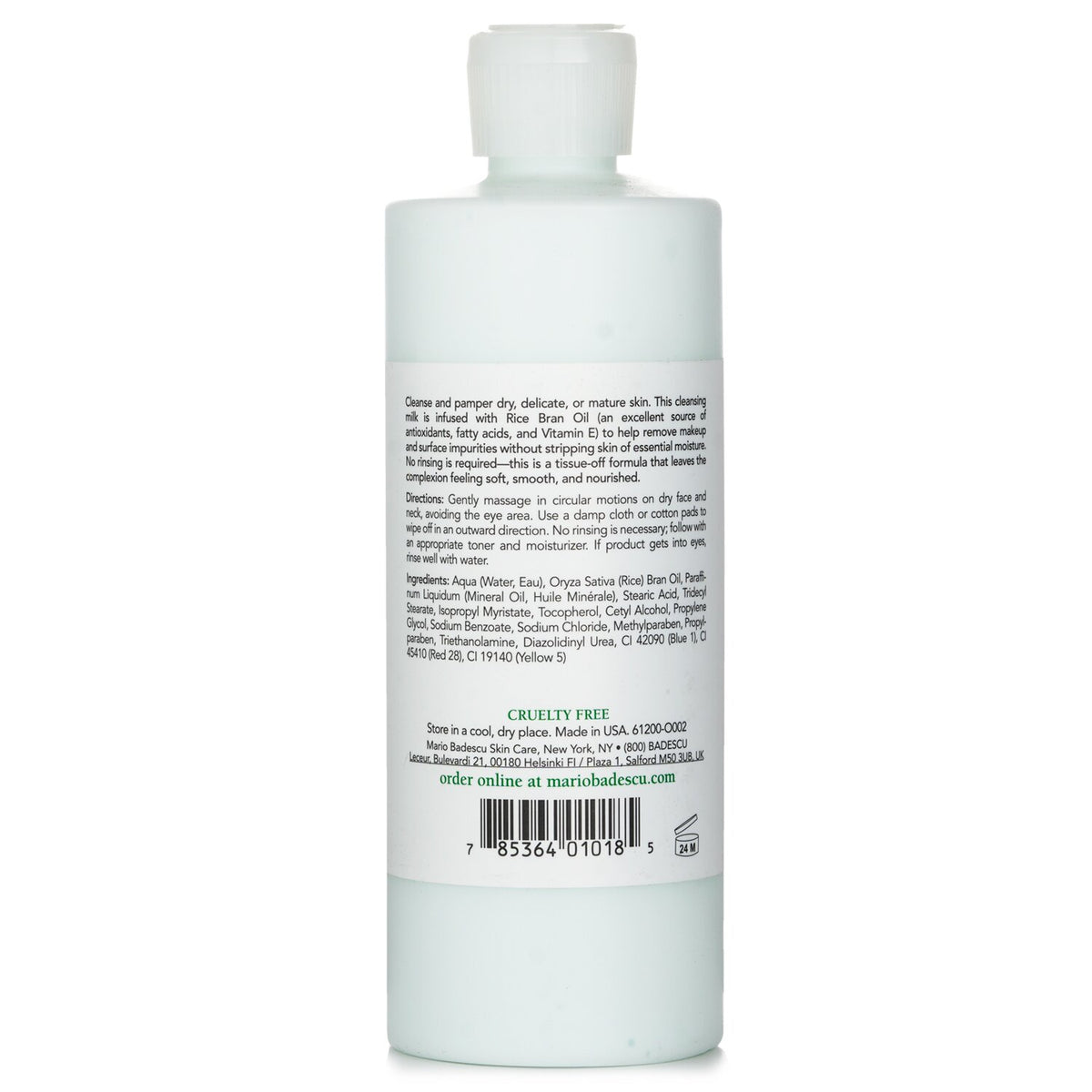 Mario Badescu - Cleansing Milk With Carnation & Rice Oil - For Dry/ Sensitive Sk