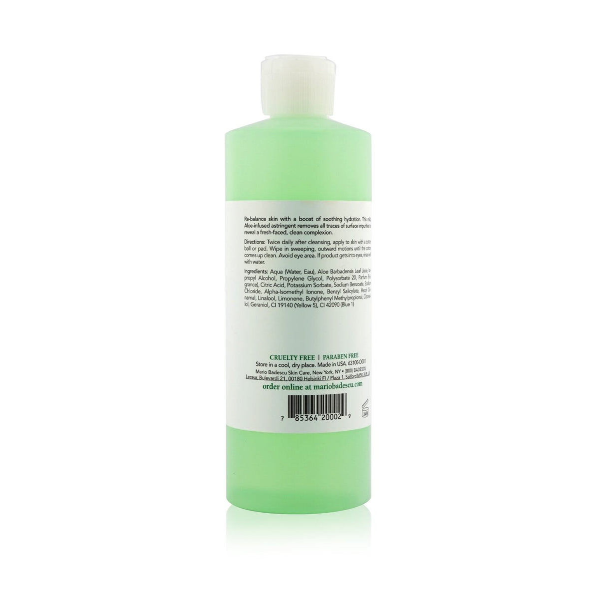 Mario Badescu - Aloe Lotion - For Combination/ Dry/ Sensitive Skin Types - 472m
