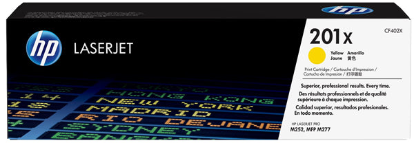 HP 201X Yellow High Yield Toner
