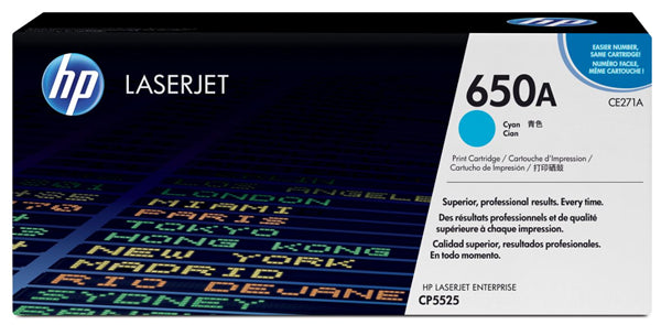 HP 650A Cyan Toner