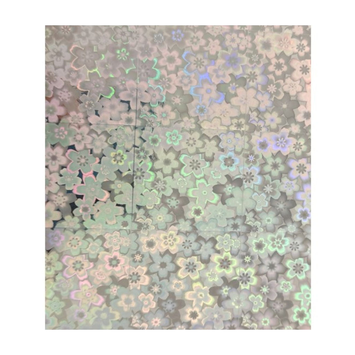 Wrapping Paper - Holographic Flower - 50 Metre Roll