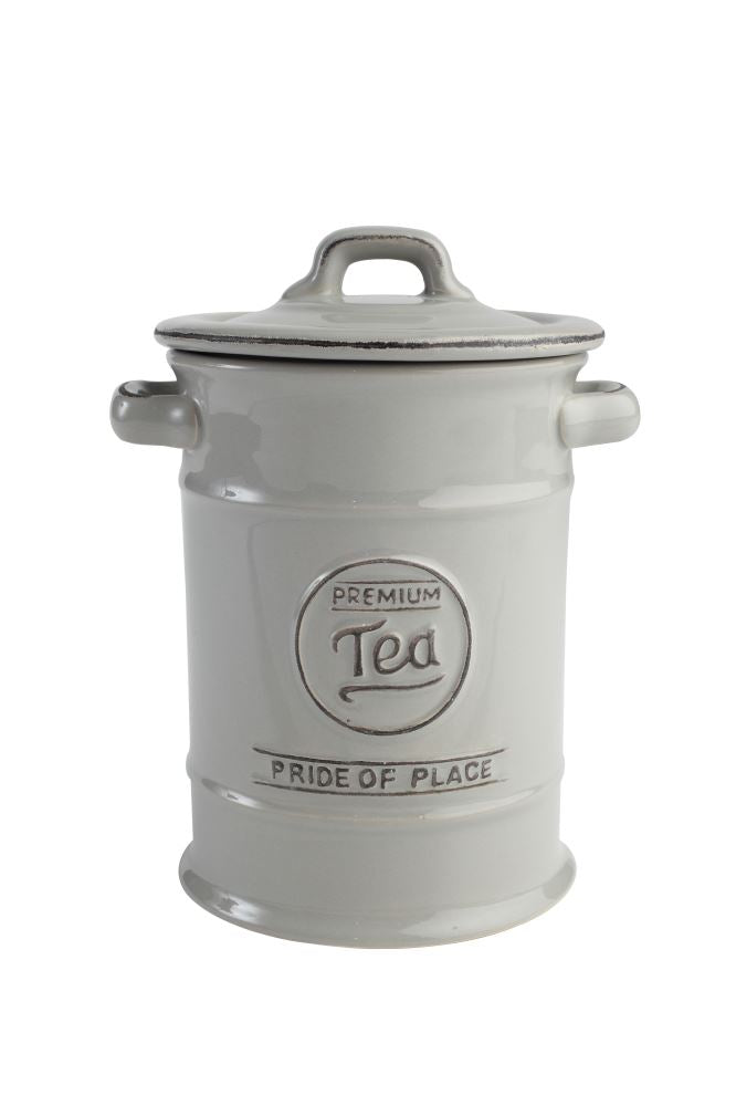 Tea Canister / Jar Pride of Place - T&G - Grey