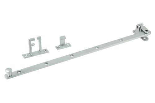 Casement Stay 355mm - Side Hung Window - Satin Chrome Plated