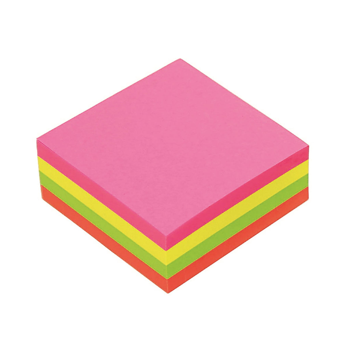 Marbig Brilliant Cube sticky notes in assorted colors, perfect for organization and note-taking with 320 repositionable sheets.