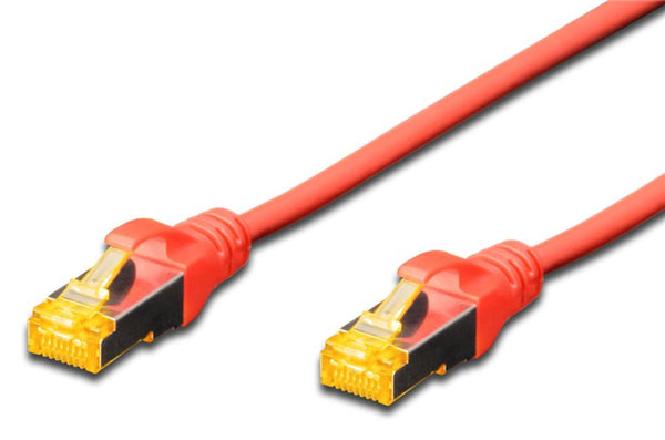 Digitus S-FTP CAT6A Patch Lead - 3M Red