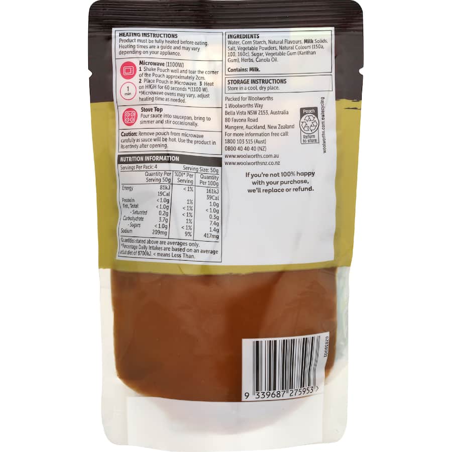 Woolworths Gravy Chicken 200g