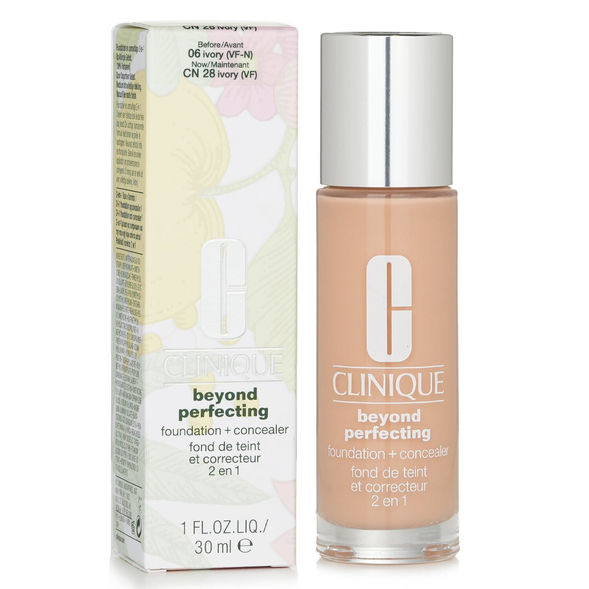 Clinique - Beyond Perfecting Foundation & Concealer - # 06 Ivory (VF-N) - 30ml/