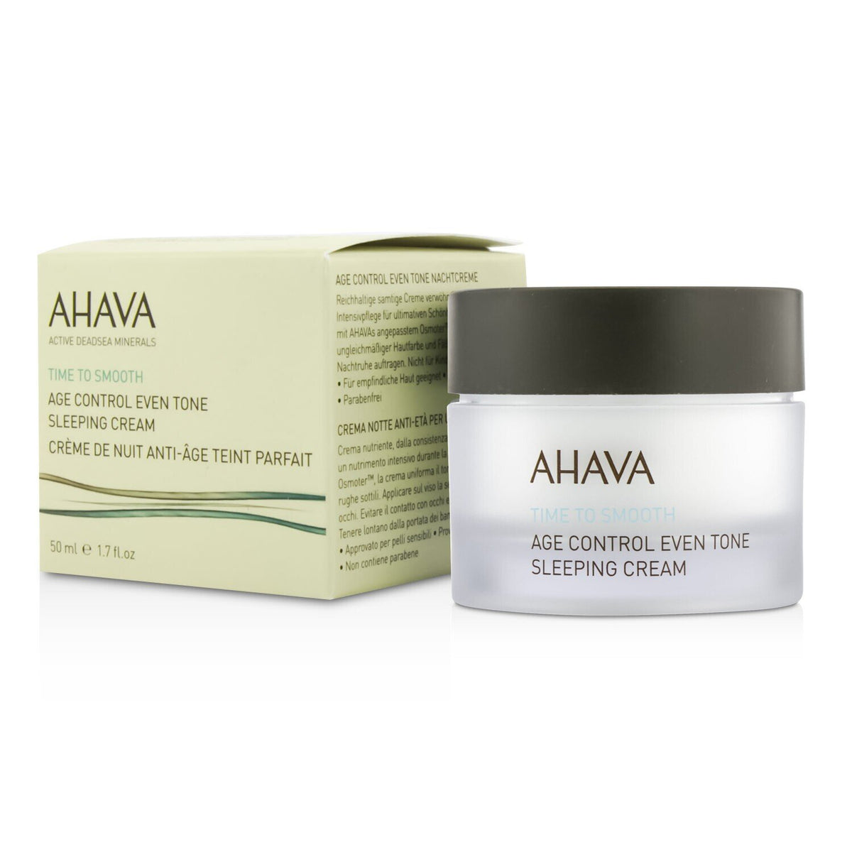 Ahava - Time To Smooth Age Control Even Tone Sleeping Cream - 50ml/1.7oz