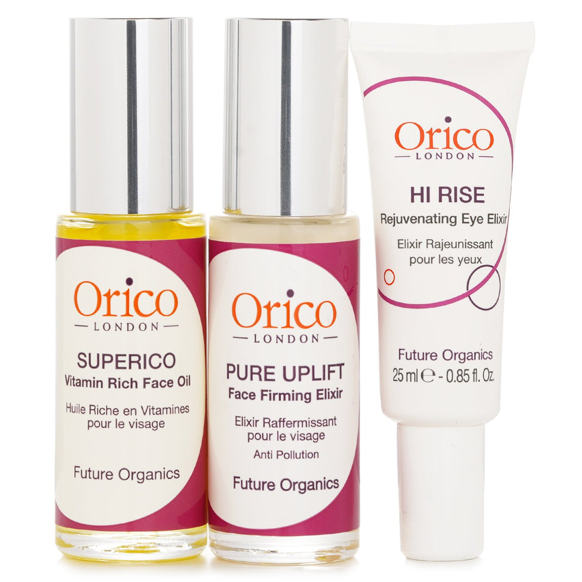 Orico London - Age Resist Trio: Face Oil 30ml/1.01oz + Firming Elixir 30ml/1.01o