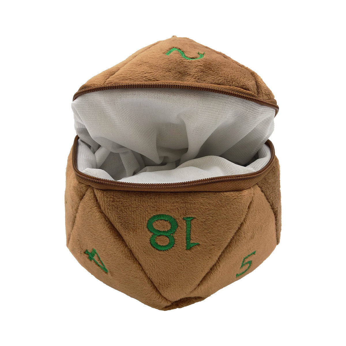 Ultra Pro: UP18784 D&D D20 Plush Feywild Copper and Green Dice Bag