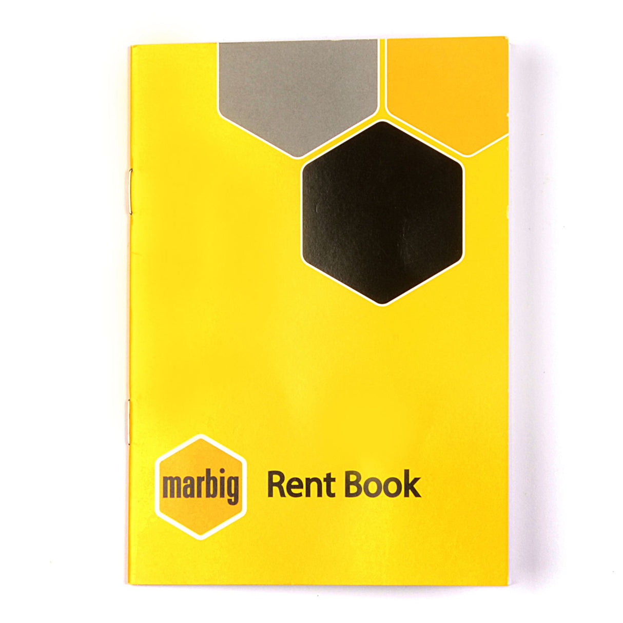 Marbig Rent Book A6 for landlords and tenants to manage rental transactions with organized layout and inspection report section.