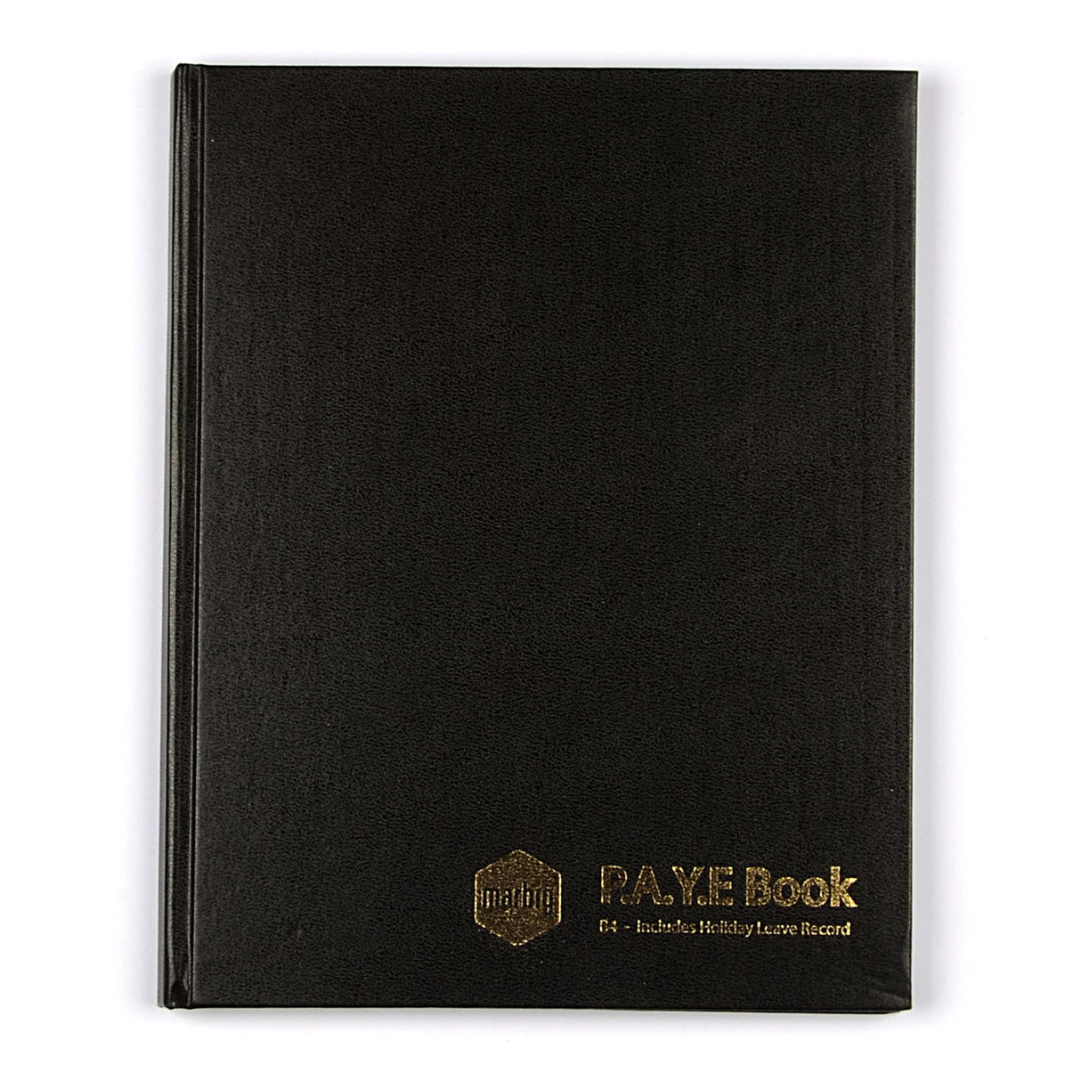 Marbig Wages & PAYE Book B4 with hardcover for organizing payroll and employee records for up to 17 employees.